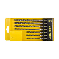 2930-H7 Набор буров STAYER SDS-plus 7 шт: 5x110, 6 x110, 8 x110, 6 x160, 8 x160,10 x160,12х160 мм