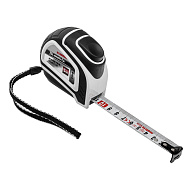 Рулетка Matrix Autostop, 5 м х 19 мм, двухкомпонентный корпус, автоматическая фиксация