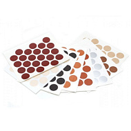 Заглушка самоклейка 12мм махагон 20шт/пакет