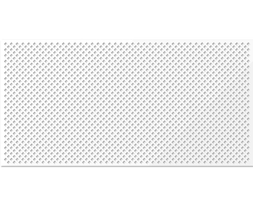 Панель декоративная перфорированная без рамки 1112х512 см Глория белый
