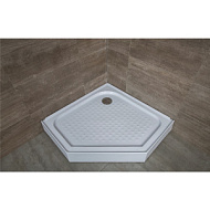 Поддон Alex Baitler пятиугольный 90х90х17  в сборе  AB9017V-1