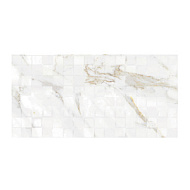 Плитка настенная БКСМ Аттика мозаика белая 400*200*7,5 мм /уп 15 шт /1,2 м2/