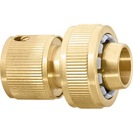 Соединитель латунный Palisad 3/4 быстросъемный для шланга