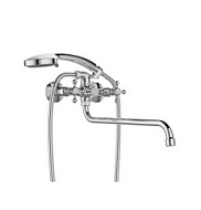 AV2133 Смеситель универсальный AVRORA Vesta с поворотным изливом, латунь, хром