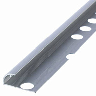 Профиль наружный алюм. мат. серебро до 8 мм 2,7 м