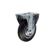 Опора колесная большегрузная 100мм неповоротная, платф. крепл. 70кг