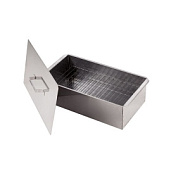 Коптильня двухъярусная 420*270*175 мм сталь 0,8 мм с поддоном