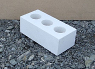 Кирпич силикатный пустотелый утолщенный лицевой SiMat "Белый", 250*120*88, /288шт/поддон/