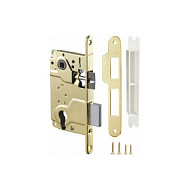 Корпус врезного замка c защёлкой METLH25-50 Box (LH 25-50) GP золото