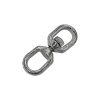 Вертлюг петля-петля 6мм оцинкованный 1шт/пакет