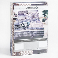 Постельное белье Экономь и Я 2 сп "Антураж" 175*215см,200*215см,70*70см-2 шт, полисатин, 80 г/м²