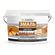 Эмаль для пола Лакра  акриловая 0,9 кг бежевая
