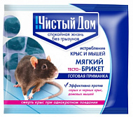 Брикет от крыс тесто "Чистый дом" 100 гр.