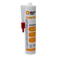 Герметик силиакриловый Master Teks ProfiMaster для окон и стекол,прозрачный,290 мл