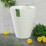 Горшок пласт ВАЛЕНСИЯ  5,2л белый