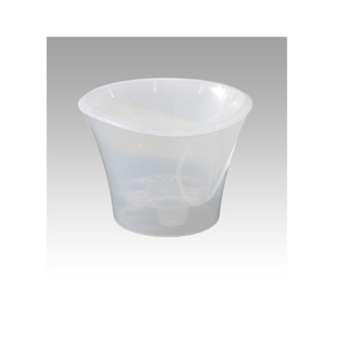 Кашпо пластиковое ЛАГУНА 0,6л прозрачный