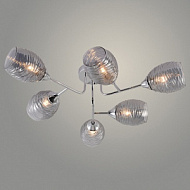 Люстра XA1484/6 CR хром 6х60W E27 d740 h190, HN23