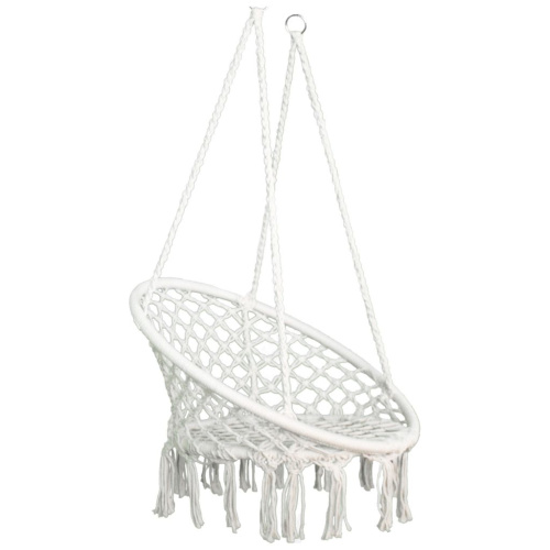 Гамак-кресло подвесное плетёное 60 х 80 см, цвет белый