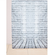 104145 Штора для ванной Delphinium WS-817, лофт, 1,8*1,8м