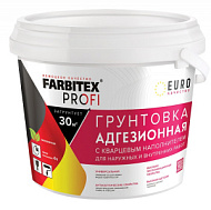 Грунтовка адгезионная FARBITEX PROFI с кварцевым наполнителем 5,0 кг