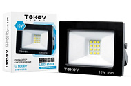 Прожектор светодиодный TOKOV ELECTRIK 10Вт 600лм 6500К IP65 черный