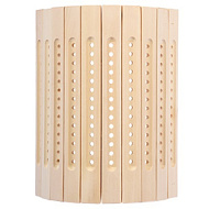 Абажур для светильника угловой Рассвет липа 35*11*27 см