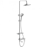 LM3862C Душевой гарнитур Lemark Minima, Тропический душ, лейка 1 режим, хром