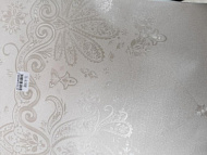 Клеенка BOGEMA шелкография на тканой основе молочный 1,37м*0,28мм*20м