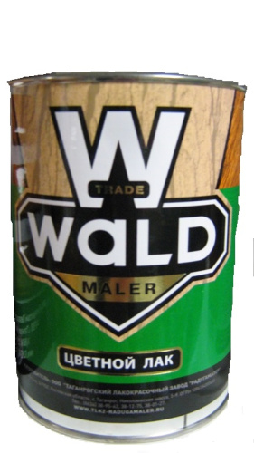 Лак алкидный  по дереву WALD высокоглянцевый, 1,0 л, бесцветный