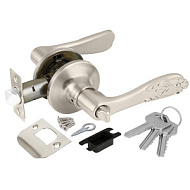 Ручка защелка PUNTO 6033 SN-E (кл./фик.) мат. никель