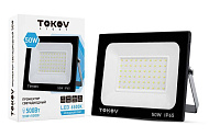 Прожектор светодиодный TOKOV ELECTRIC 50Вт 3400лм 6500К IP65 черн. (TKL) TKL-FL/LED-50-6.5K-