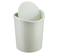 Контейнер для мусора настольный "белый ротанг" 1,6 л