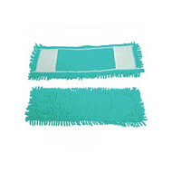 Насадка "Рыжий кот" МОП для швабры микрофибра/шинилл с карманами, 14*44см