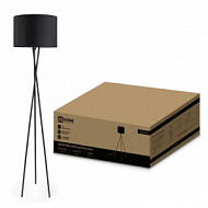 Светильник напольный под лампу на основании ТНО 04Ч 60Вт E27 230В черн. IN HOME