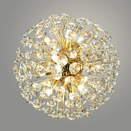 Люстра J8212-400 GD золото 6х40W G9 d400 h200, JUN22