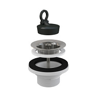 A31 Водослив для умывальника Alcaplast 5/4" с нержавеющей peшeткой Ø63