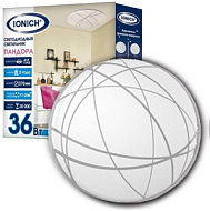 Светильник светодиодный декоративный 2220 "Пандора" 36Вт 2500лм 230В 6500К 350мм IP20 IONICH