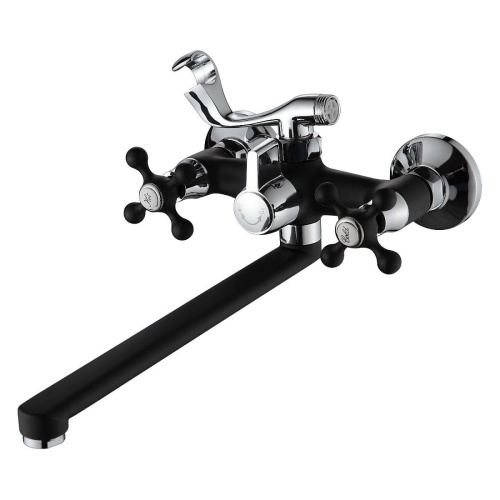 A4681-A Смеситель для ванны, черный