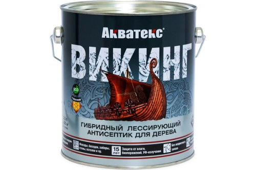 Антисептик декоративный Акватекс ВИКИНГ 2,5л белый