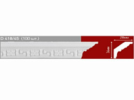 Плинтус Decor Ek потолочный инжекционный D 418/45 1,5 м