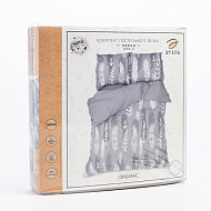 Постельное белье "Этель" евро Перья (вид 2)  200*217 см,220*240 см,70*70 см -2 шт,поплин 125 г/м2