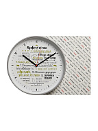 5473731 Часы настенные "Правила семьи", плавный ход, d-30.5 см