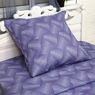 Постельное белье Иллюзия 2 сп, сине-фиолетовый, 175х210 см, 175х210 см, 70х70 см 2шт, бязь,