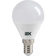1273613 Лампа светодиодная Eco G45 9Вт шар 4000К нейтр. бел. E14 230В IEK LLE-G45-9-230-40-E14