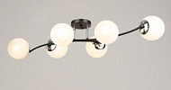 Светильник потолочный ВР-K2318/6 BK+CH L960*W350*H185мм