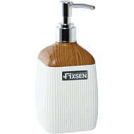 Дозатор для жидкого мыла Fixsen White  Wood, белый