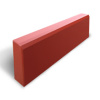 Бордюр тротуарный Сэдэс 1000*220*70мм красный