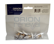 ORION Ролики дверные одинарные эксцентриковые,металл.,4 шт,в п\у 0101012