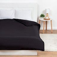 9241768 Пододеяльник Этель 200*215, цв.черный, 100% хлопок, поплин 125г/м2