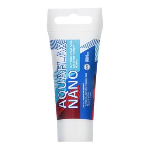 Паста сантех AQUAFLAX NANO 80г тюбик